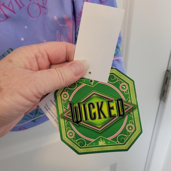 NEW NWT Wicked Girls Long Sleeve Fleece 2pc Pajama Set w/Shorts XS 4/5 Purple - Picture 5 of 5